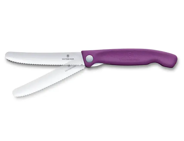 Aναδιπλούμενο Μαχαίρι Γενικής Χρήσης Victorinox Swiss Classic με μήκος λεπίδας 11cm - Purple6.7835.FC1 2