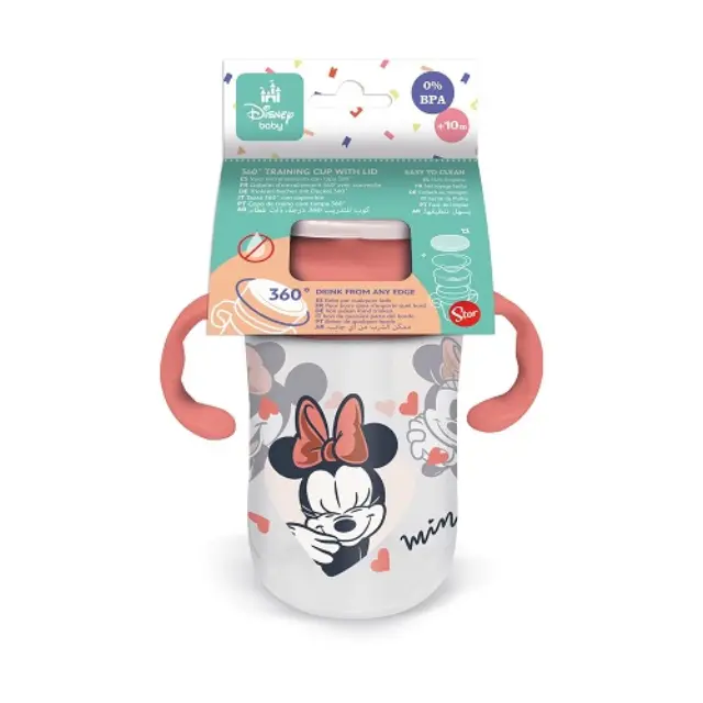 Stor Minnie Mouse Full Of Smiles - Toddler 360 Training Tumbler 395ml (13314) 2