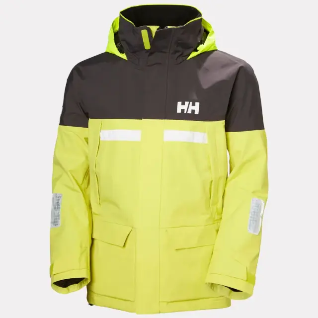 Helly Hansen Ανδρικό Μπουφάν Ιστιοπλοΐας Pier 4.0 Cyber Lime - M