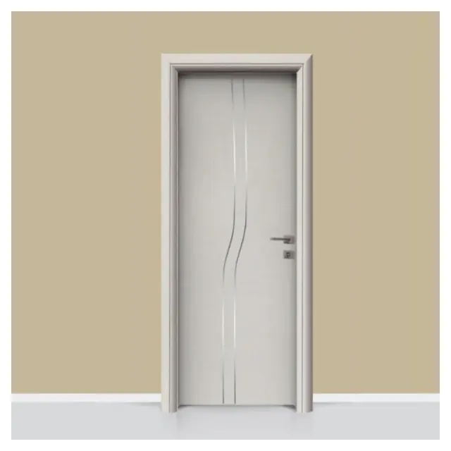 Πόρτα εσωτερική laminate με inox στοιχεία σχέδιο 212