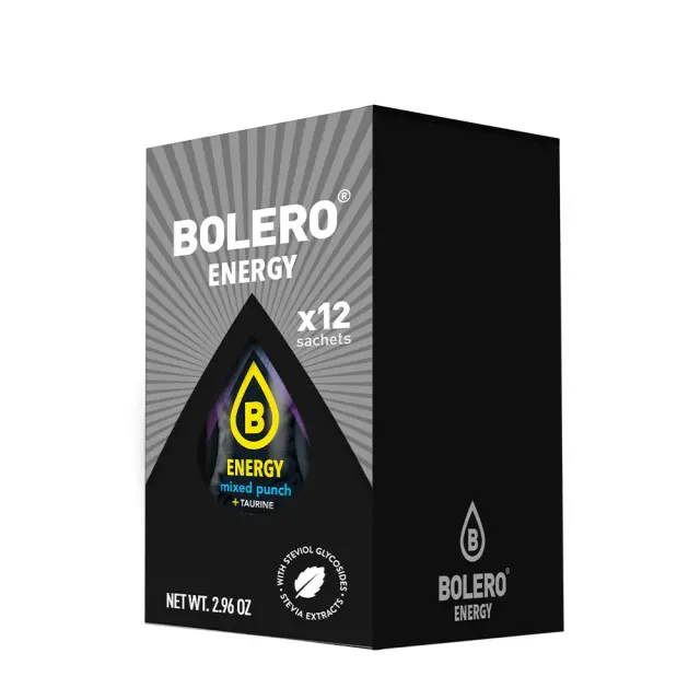 Bolero Energy Mix Mixed Punch, 12 x 7 g