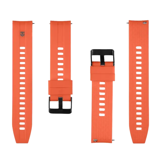 Tactical Quick Release Silicone Band 20mm Orange 3