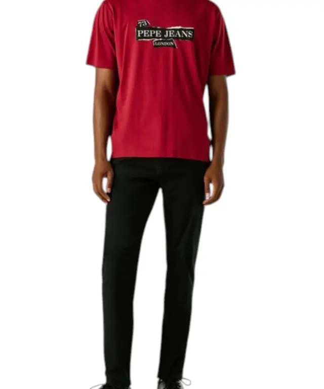Pepe Jeans - Ανδρικό Κοντομάνικο T-shirt Griffin Tee PM5010175-287 Κόκκινο 2