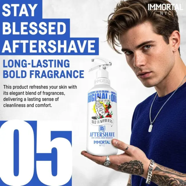 Immortal NYC Stay Blessed 05 Aftershave Κολόνια 500ml 2