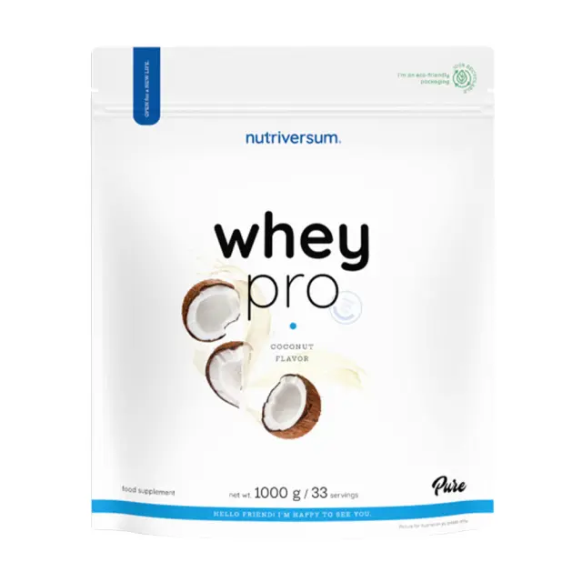 Nutriversum Whey PRO - PURE Coconut, 1000 g