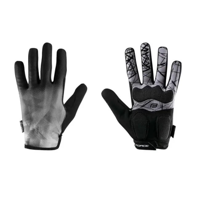 FORCE MTB CORE ΓΑΝΤΙΑ ΠΟΔΗΛΑΣΙΑΣ ΓΚΡΙ-ΜΑΥΡΟ 9057291-L