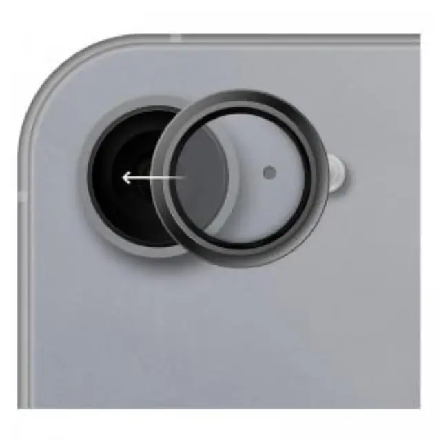 Tempered Glass Rings Hammer Glass για Τζαμάκι Κάμερας Apple iPhone 16e Μαύρο N70137 2