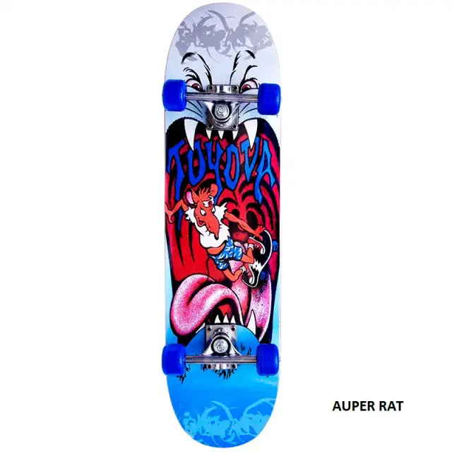 ΑΘΛΟΠΑΙΔΙΑ Τροχοσανίδα στενή - Purple/Black L. Blue Man Complete Skateboard 3