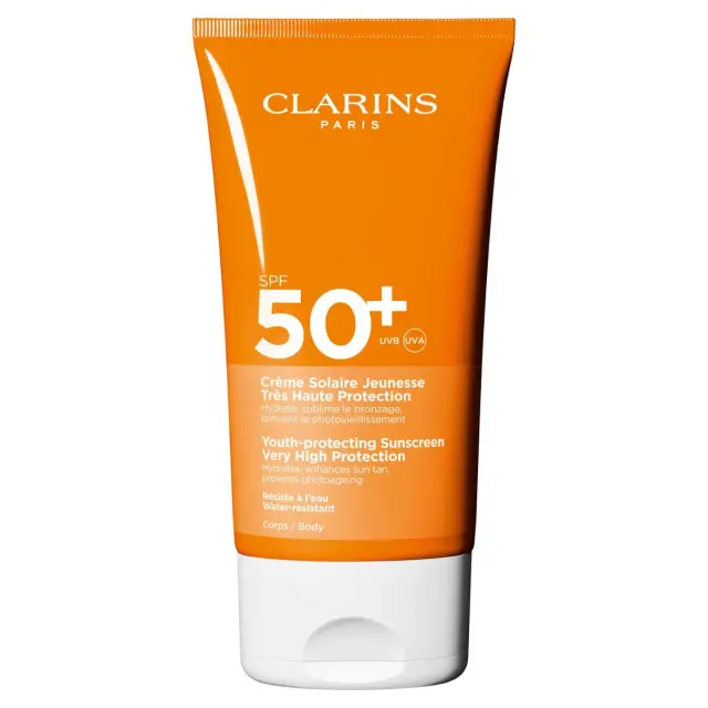 Clarins Sun Care Body Cream UVA/UVB SPF50 Αντηλιακή Κρέμα Σώματος Υψηλής Προστασίας 150ml