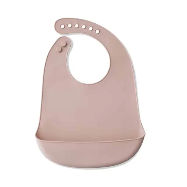 Interbaby Σαλιάρα Σιλικόνης Pink SI002-66 2