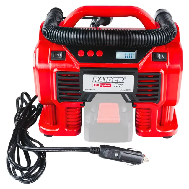 RAIDER R20 Solo Τρόμπα αυτοκινήτου 160PSI επαναφορτιζόμενη 20V RDP-JAC20 3