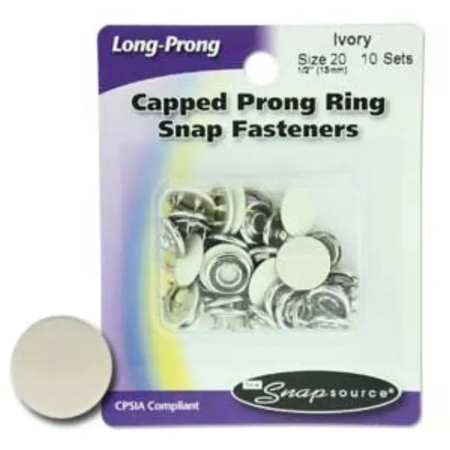 Τρουκς Ivory Size20 (13mm) - 10σετ