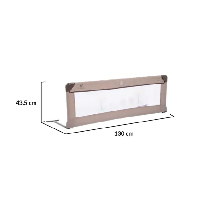 Cangaroo Προστατευτική Μπάρα Κρεβατιού 130x43,5 εκ. Μπεζ 2