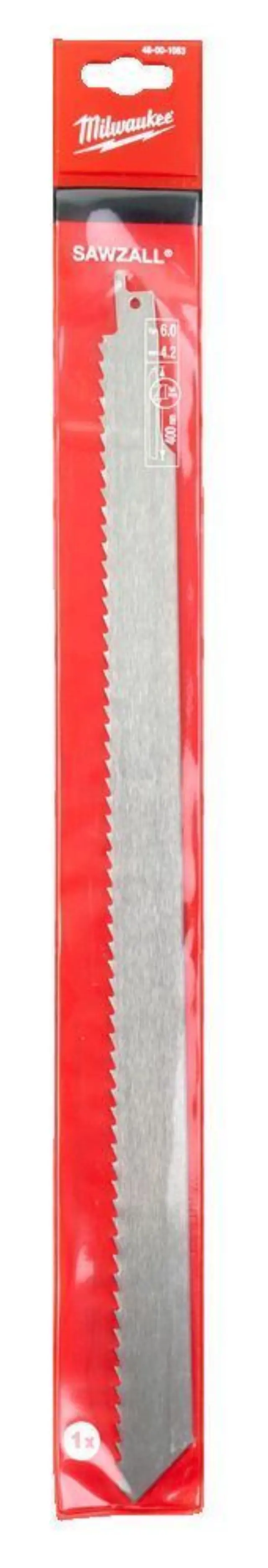 Milwaukee 48001083 - ΛΑΜΑ ΣΠΑΘ/ΓΑΣ inox 400x4.2 MW