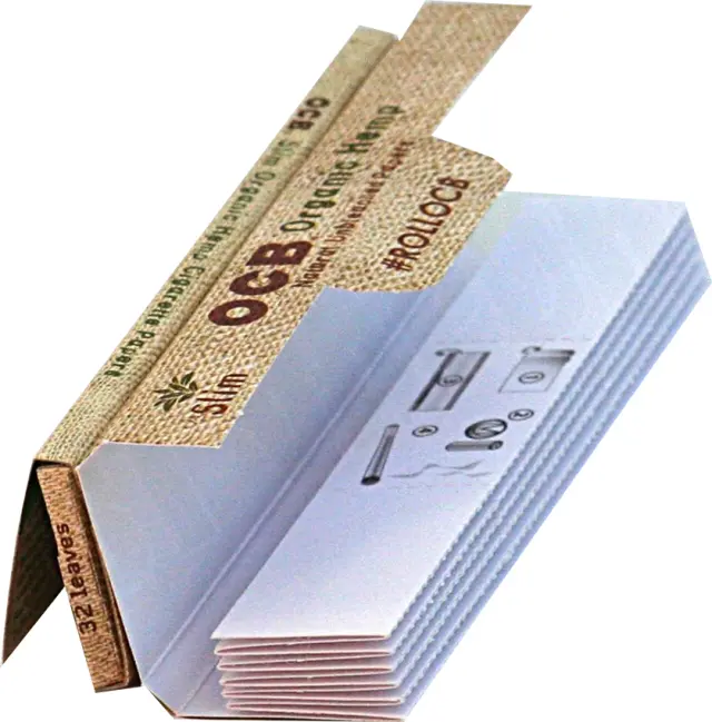OCB Χαρτάκια - Organic Hemp - King Size Slim με Τζιβάνες 3