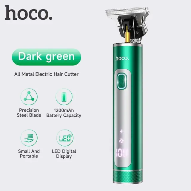 Hoco Επαναφορτιζόμενη Κουρευτική Μηχανή Πράσινη DAR03 2