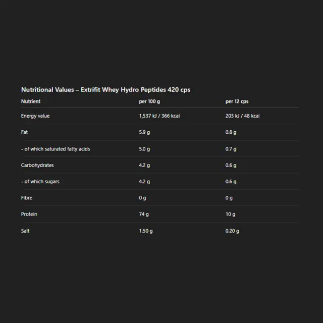 Extrifit Whey Hydro Peptides 2