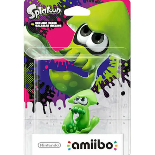 Amiibo: Splatoon - Inkling Green Squid (AMII-0190)