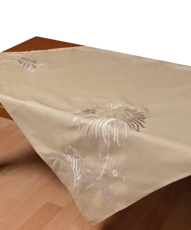 Τραπεζοκαρέ 5126 (130cm x 130cm) μπέζ - -