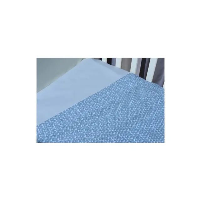 Baby Oliver Des -146 Σεντόνια Λίκνου Σετ 2Τ -75X110-100% Βαμβάκι Πετρόλ