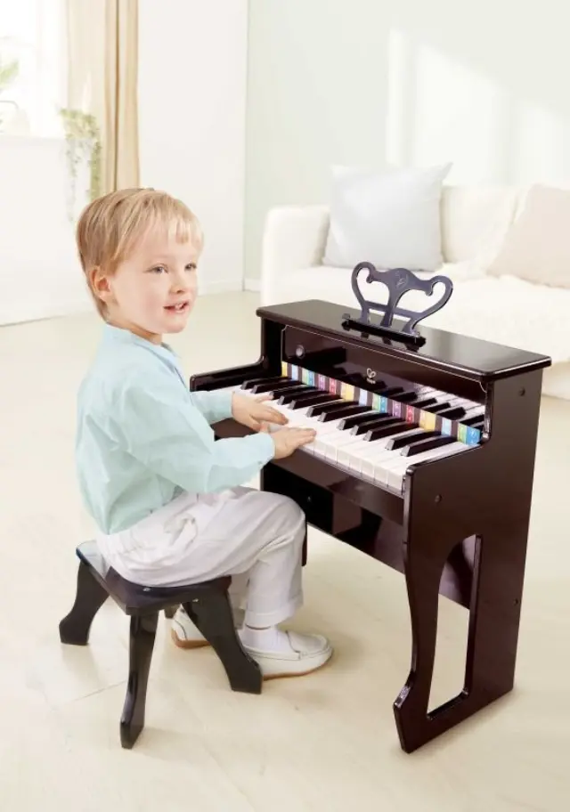 Hape Early Melodies Ξύλινο Πιάνο Upright With Sound 3
