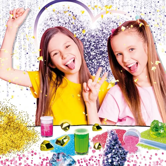 Η Μαγεία του Glitter Lisciani - Εκπαιδευτικό Σετ με Κρυστάλλους & Λαμπερά Πειράματα 3