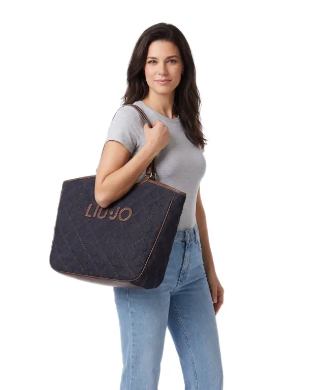 Γυναικεία Τσάντα Ώμου Liu Jo Ferielle AF6117 D5083 Blue Denim Μπλε - One Size 3
