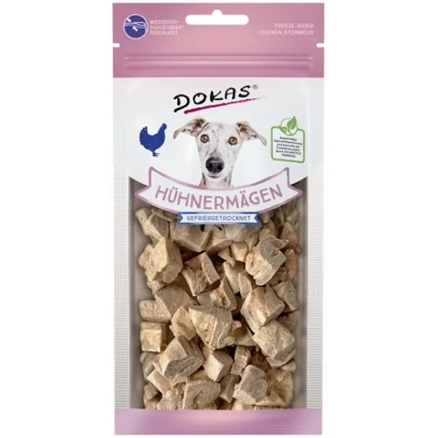 ΛΙΧΟΥΔΙΕΣ DOKAS FREEZE DRIED CHICKEN STOMACH 22GR