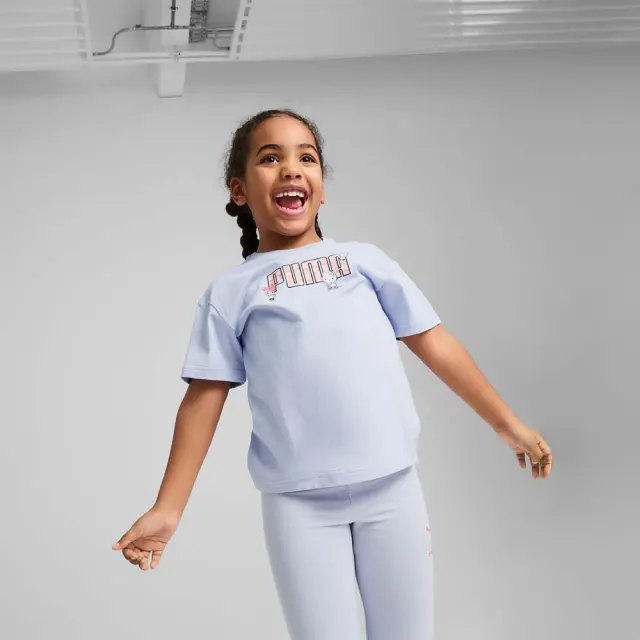 Puma Girl's Hello Kitty Friends Relaxed Graphic Tee Σιέλ 630062-47 (Puma)