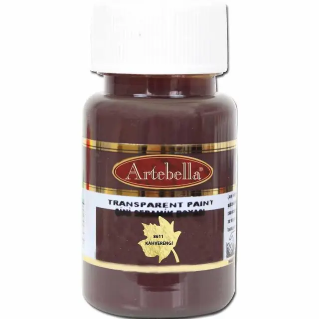 Artebella Διάφανο Σμάλτο Tile And Ceramic - 8611 Brown - 50ml