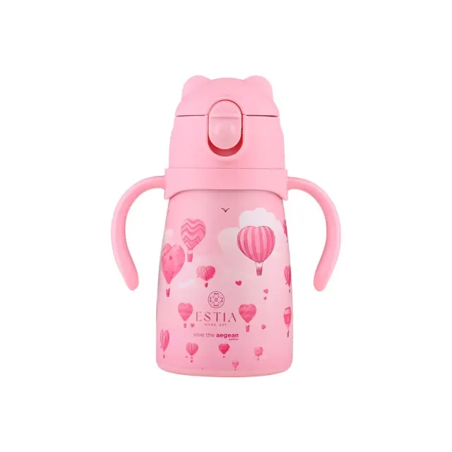 Estia® Bubble Bottle Save The Aegean Παιδικό Παγούρι Θερμός Love Ascend 300ml (01-33231).