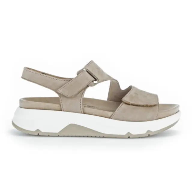 Gabor Πέδιλα Γυναικείο δέρμα Nubuck Μπεζ GAB/86885 43-LEINEN