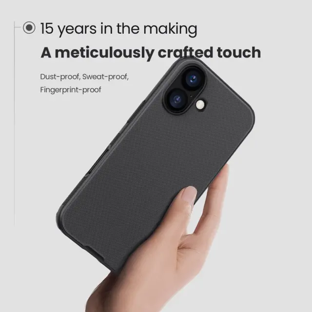 Nillkin Super Frosted PRO Back Cover for Apple iPhone 17 Black 3