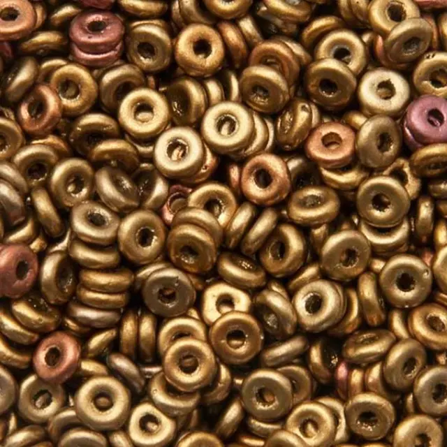 Χάντρα Czech O Beads 3.8mm - Metallic Mix ~7gr