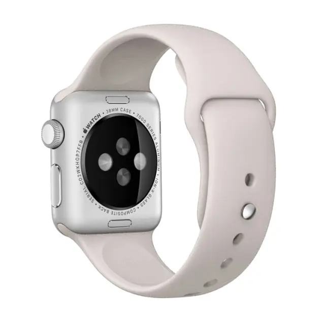 Rubber Λουράκι για Apple Watch 38/40/41/42mm (Series 10/11/12) Beige OEM
