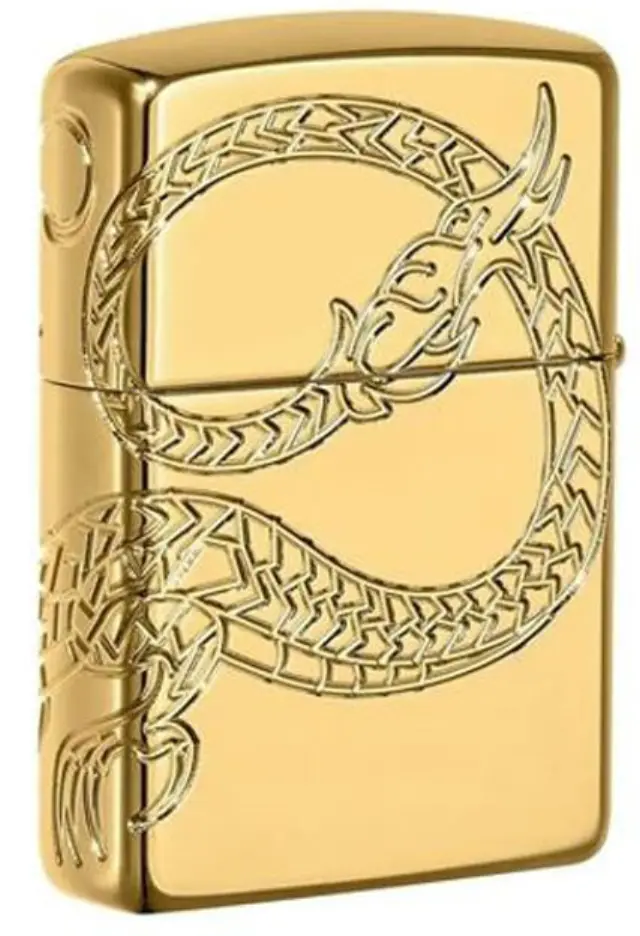 ZIPPO Αναπτήρας - Armor® Chinese Dragon Gold Plated (29265) 2