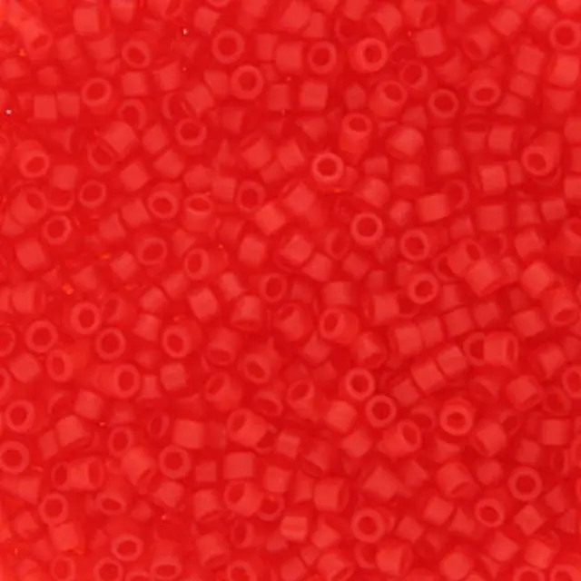 Χάντρα Miyuki Delica 11/0 - DB0745 - Matte Transparent Light Red ~7gr