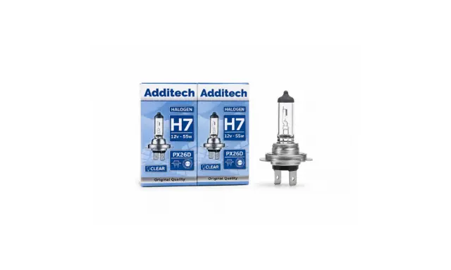 ΛΑΜΠΑ H7 55W 12V HALOGEN Additech