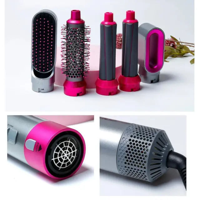 Ηλεκτρική Βούρτσα Hot Air Styler 5 σε 1 με Αέρα για Ίσιωμα και Μπούκλες 3