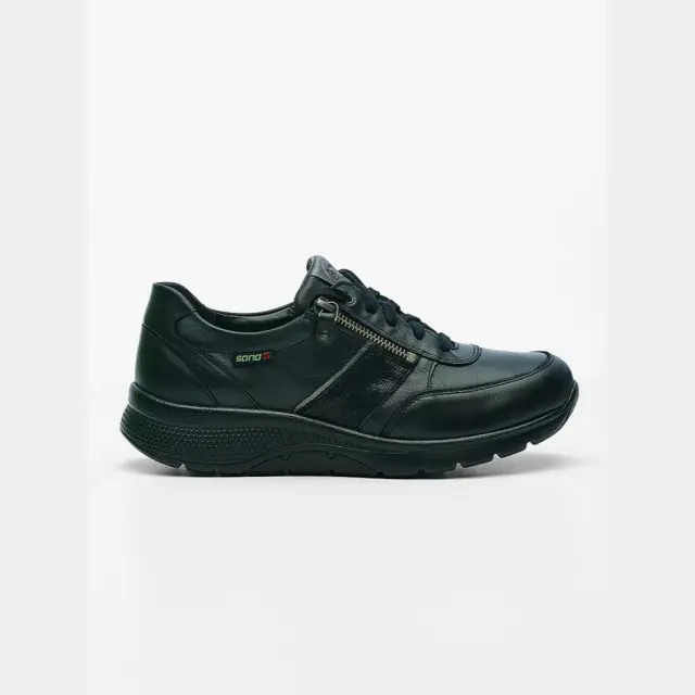 Mephisto/Sano Sneakers Γυναικείο δέρμα/δέρμα Nubuck Μαύρο SAN/IZAE W/BLACK