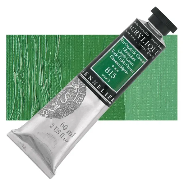 Ακρυλικό Sennelier Extra Fine - 815 Chromium Oxyde Green S3 - 60ml