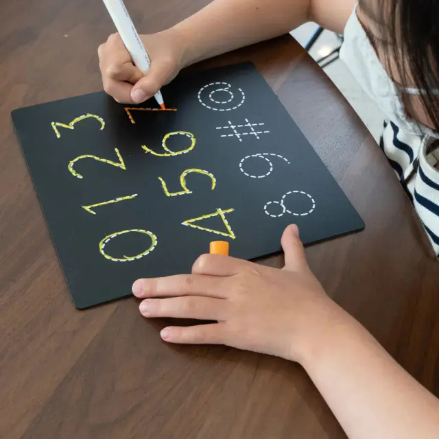 Μαυροπίνακες κιμωλίας σετ 5τμχ Montessori Jaq Jaq Bird 2