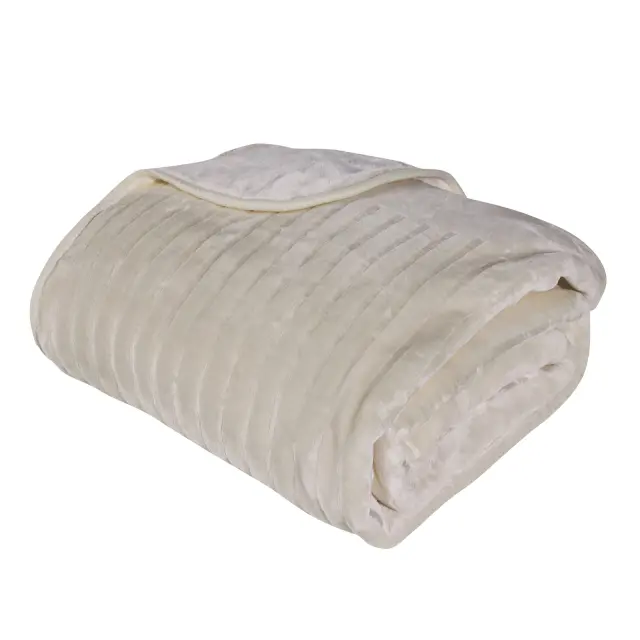 Κουβέρτα 160x240 Μονή Velour 700gsm Das Home 1351 Μπεζ 100% Ακρυλικό 2