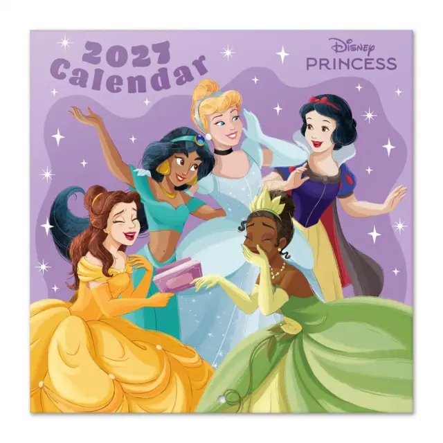 HMEΡΟΛΟΓΙΟ ΤΟΙΧΟΥ DISNEY PRINCESSES 2027 30X30 CALENDAR CP27009