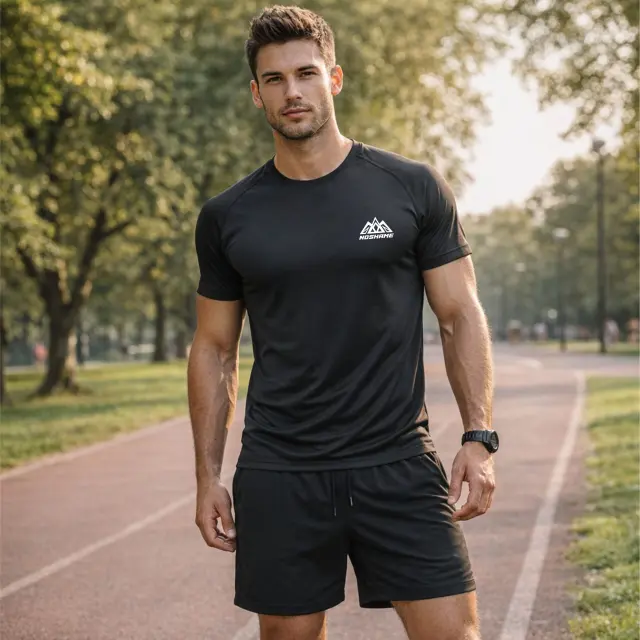 T-shirt Noshame® Μαύρο Dry Fit - 152617 - XXL