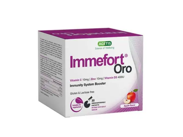 Agetis | Immefort Oro | 30 Φακελάκια Με Γεύση Μήλο