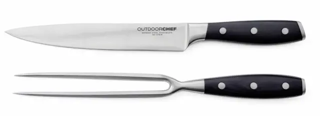 Μαχαίρι & Πηρούνα Σετ Premium - Outdoorchef
