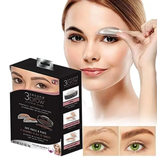 Στάμπες για Σχηματισμό Φρυδιών – 3 Second Eyebrow Stamp Μαύρο