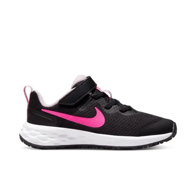 Nike Revolution 6 (PSV) (DD1095-007) - Μαύρο-Ροζ