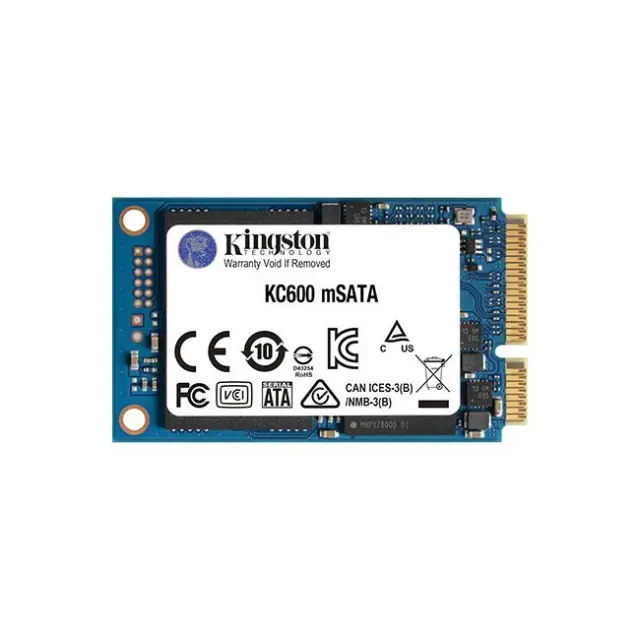 Kingston Δίσκος SSD KC600 1TB Sata III (SKC600MS/1024G)